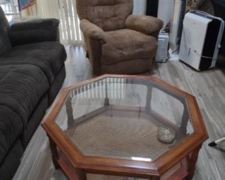 Octagon coffee table