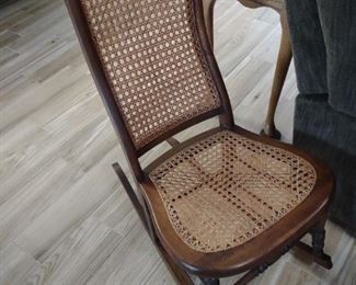 Caned chair