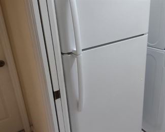 Frigidaire refrigerator, 65 and 5/8 in by 29 and 5/8 in by 29 and 7/8 depth