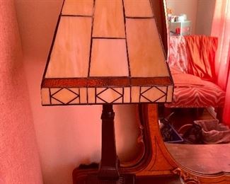 Faux Stained Glass Lamp