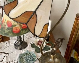 Faux Stained Glass Lamp
