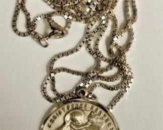 https://www.ebay.com/itm/125532291480	RAB3049 VINTAGE 30 INCH STERLING SILVER BOX CHAIN & ST. CHRISTOPHERS MEDAL	Auction	Starts 09/30/22 After 6 PM

