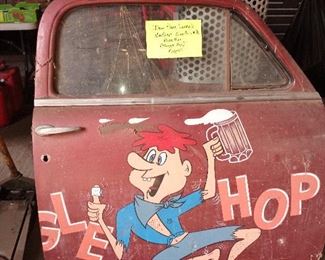 Door from Larry's Hudson drag race car.