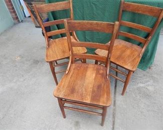 Vintage Wood Chairs