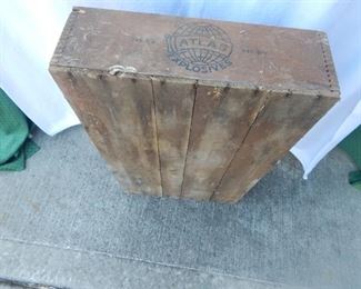 Vintage Wooden Box From Atlas Powder Co