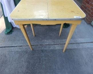 70s Style Yellow Table