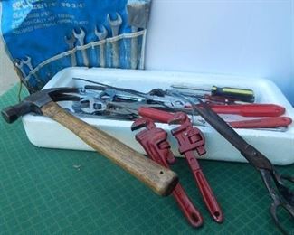 Misc Tool- Hammer,  Wrenches, Screwdrivers,