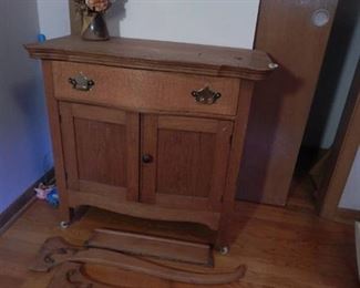 Vintage Wood Wash Stand