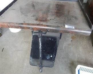 Funky Three Legged Garage Table