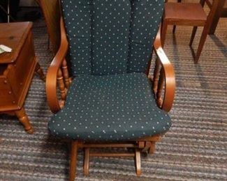 Wood Framed Rocking Chair