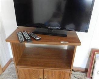 27-Insignia Flat Screen TV & Stand