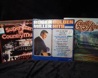 Country Albums, incl Roger Miller