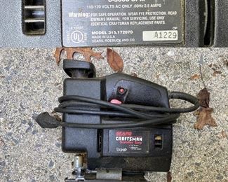 Sears Craftsman 1/4 HP Scroller Saw Double Insulated 0-3000 Spm