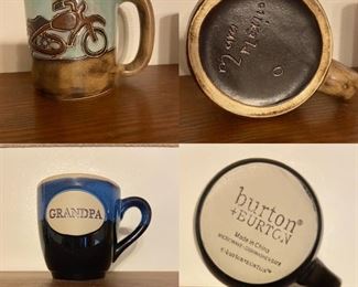 Handmade Mexican Pottery Motorcycle Coffee Mug
Burton & Burton Pottery Mug “Grandpa”
