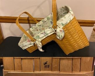 Large Longaberger Basket with Liner