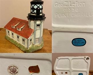 Lighted Lefton Lighthouse