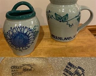 Great Bay Pottery Pitcher & Vase