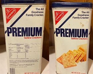 Vintage 1970’s Nabisco Saltine Cracker Tin