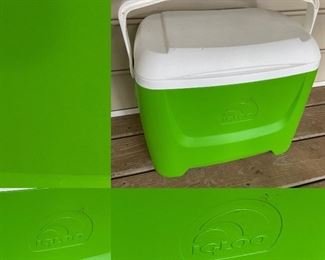 Medium size Igloo Cooler
Several other Coolers, Thermos’s