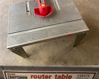 Sears Craftsman Router Table 25475
