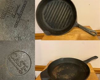 Warner’s & Cast by Calphalon Cast Iron Skillet’s