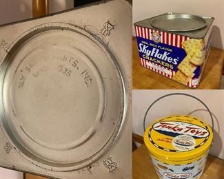 Vintage SkyFlakes Crackers Tin
Tonka Toys Tin
(Collection on Tins)
