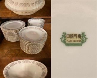 Vintage China Service For 12