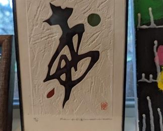 Signed and Numbered Framed Art