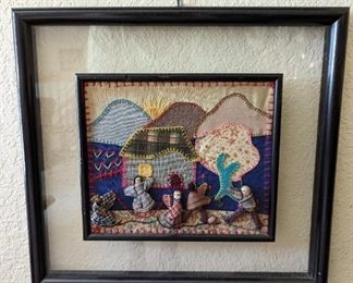 Framed Fiber Art