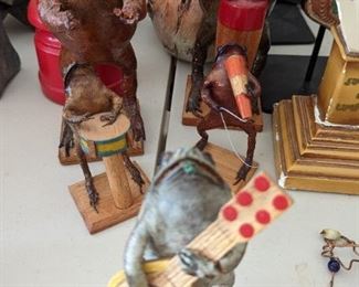 Vintage Taxidermy Toads
