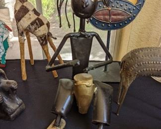 South African Drummer Figurine