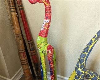 Hand Painted Giraffe