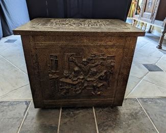 Imported Hammered Brass Chest