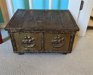 Antique Kindling Box