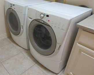 Whirlpool washer and dryer