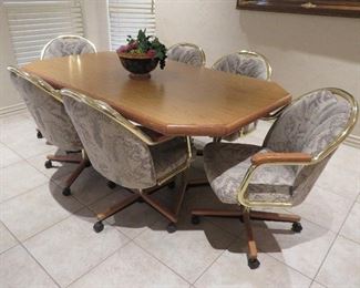 Dining table and chairs