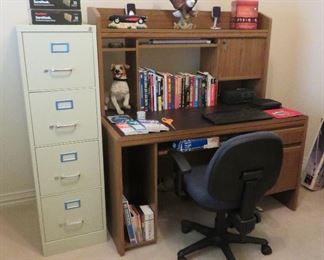 New file cabinet, desk chair
