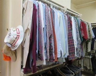 Men's clothing - most size medium