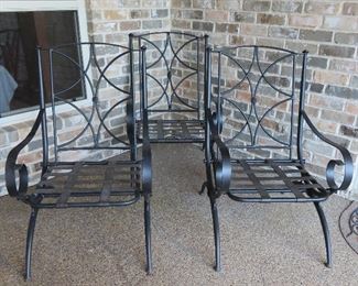 Outdoor chairs - no cushions