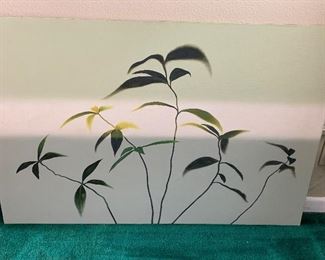 Original oil on board by artist John Wesley Bautista.