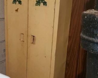 Smaller metal cabinet 
