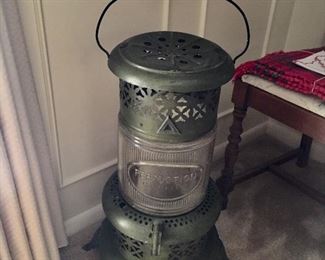 Antique Perfection oil heater.