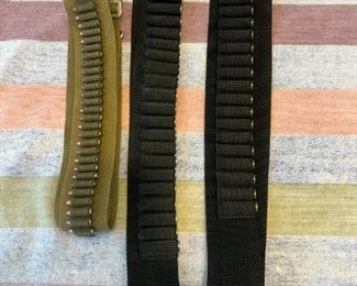 Ammo belts ... with ammo (.22LR, .38, .357)