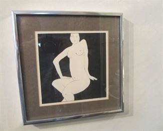 Italian Artist: Sal Piacente    Female Nude