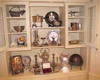 Amazing high-quality vintage silver plated serving pieces