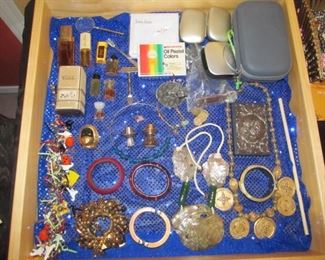 We have some cute & interesting stuff in our jewelry cases.