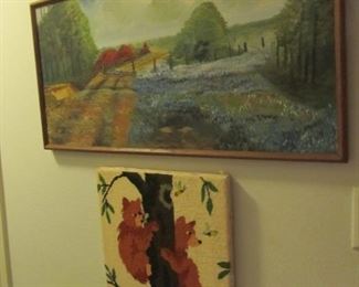 We have amazing & beautiful art all over the house