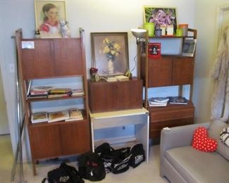 1960s Mid-century Danish Modern wall unit