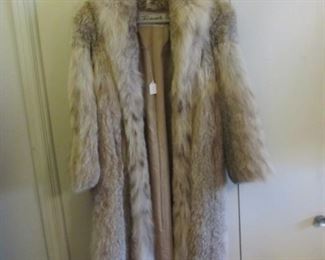 Vintage BIFANOs full-length LYNX fur coat. Excellent condition.  (Original price $20k)