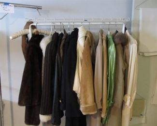 Nice collection of EXQUISITE coats & furs